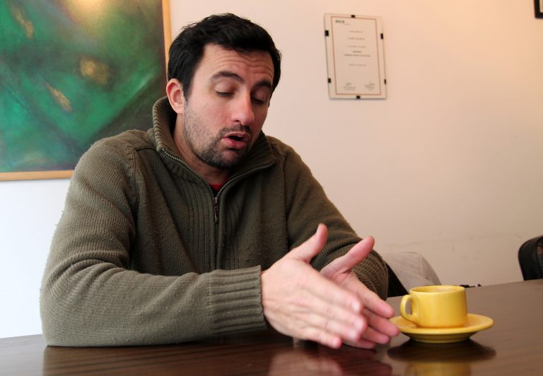 Journalist Fabián Werner in Uruguay.
